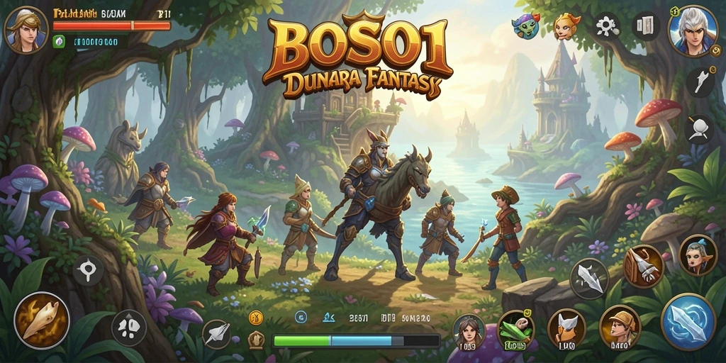 Screenshot utama BOS01 menampilkan gameplay seru di dunia petualangan.