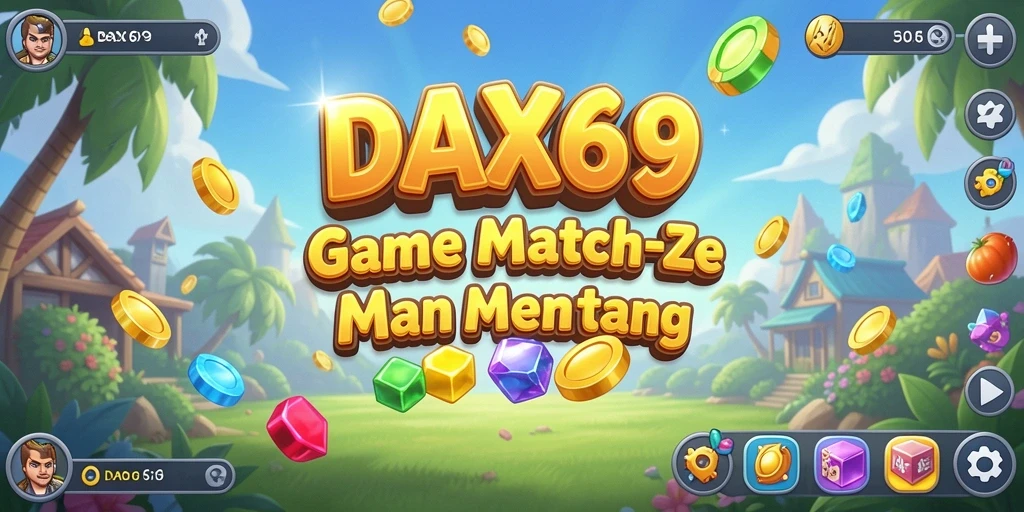 Tampilan gameplay DAX69 yang menarik dan penuh warna.