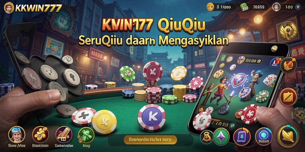 Tampilan gameplay QiuQiu yang menarik dan seru di KKWIN777.