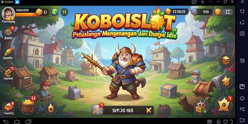 Tampilan menarik gameplay KOBOISLOT di mesin slot.