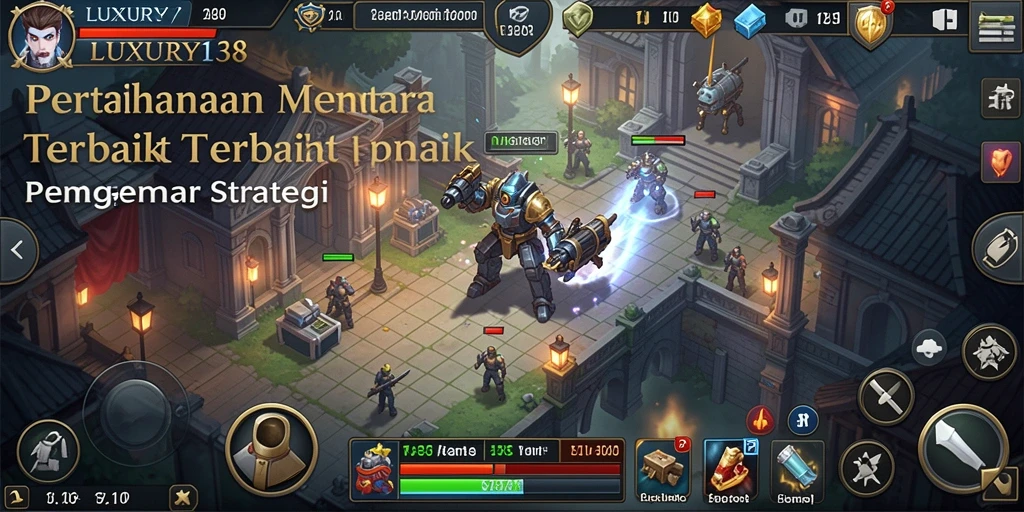 Gameplay menegangkan di LUXURY138 yang memperlihatkan strategi Tower Defense.