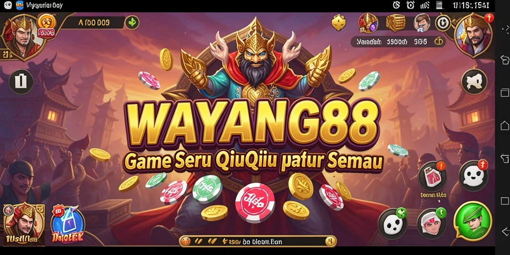 Screenshot utama WAYANG88 menunjukkan gameplay yang seru dan menantang QiuQiu.